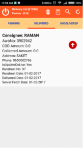 Real Time OTP of Logistics Mitra