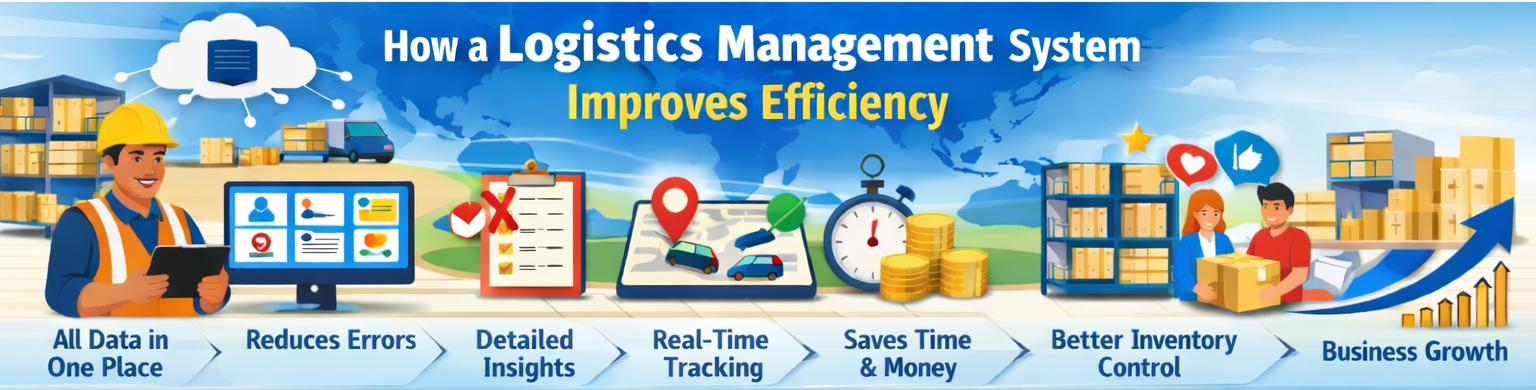 How a Logistics Management System Improves Efficiency?